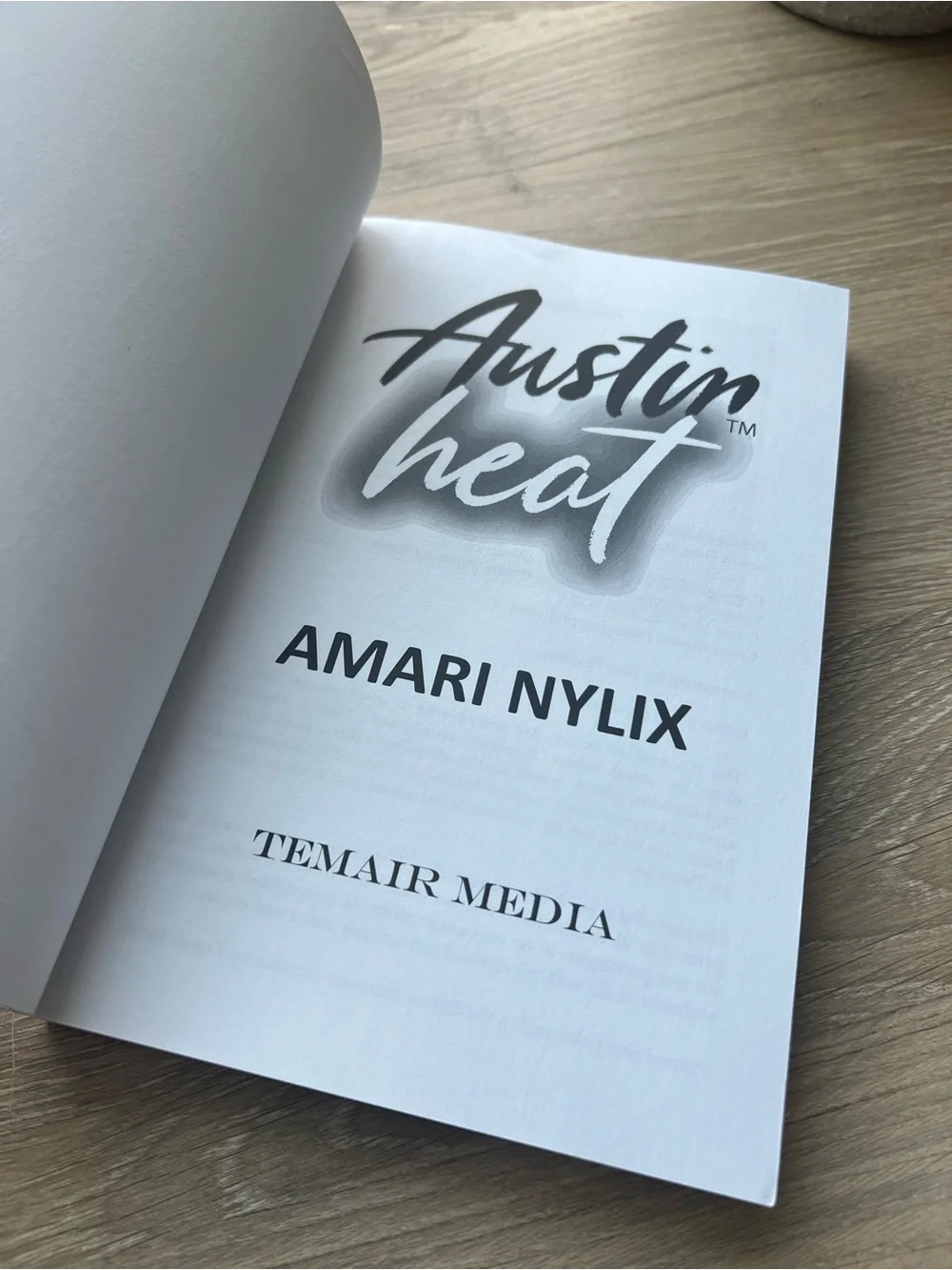 Austin Heat Amari Nylix Trade Paperback 2021 Steamy Sports Romance Novel